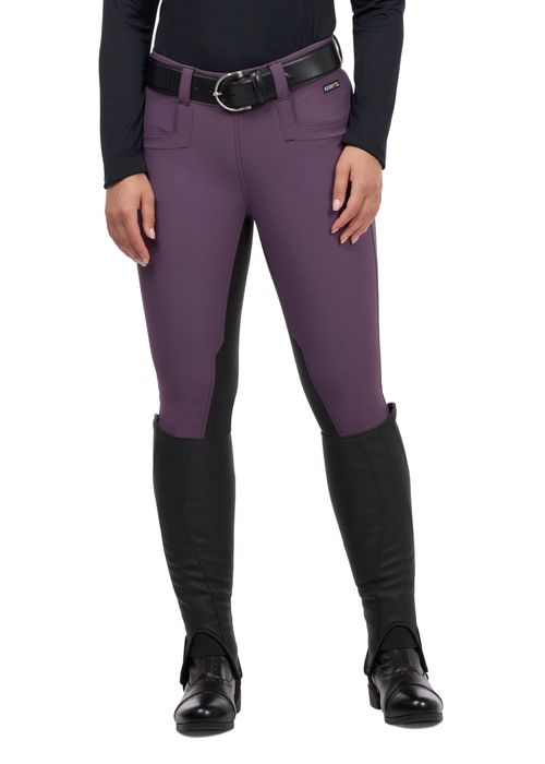 Kerrits Women's Griptek II Full Seat Breeches - Velvet Plum
