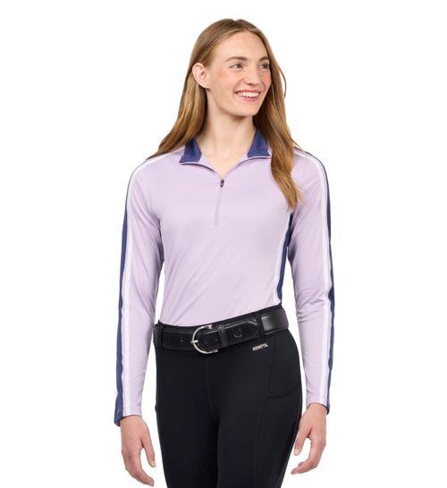 Kerrits Women's Agility Solid Coolcore Long Sleeve Shirt - Lunar Lilac