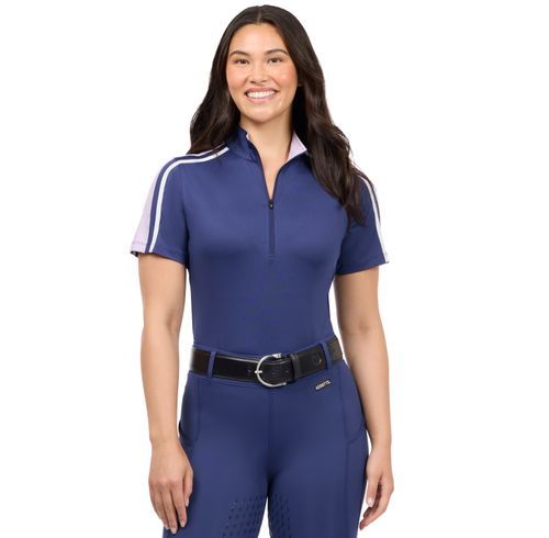 Kerrits Women's Agility Solid Coolcore Short Sleeve Shirt - Regal