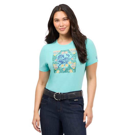 Kerrits Women's Frolic Horse Tee - Turquoise