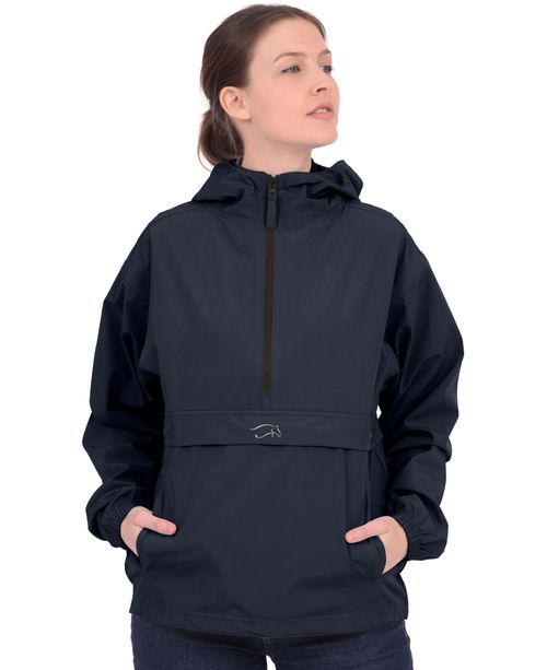 READY TO SHIP: Chestnut Bay Women's Waterproof 1/2 Zip Pullover - XX Large - Storm