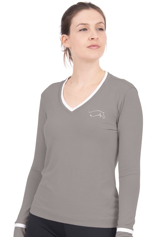READY TO SHIP: Chestnut Bay Women's S2S V Neck Jersey - X Large - Ash