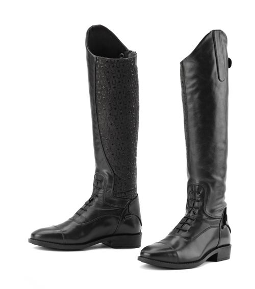 BARGAIN: Ovation Kids' Sofia Grip Field Boot - 3 Slim Regular - Black