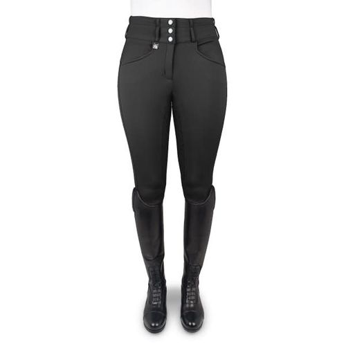 OUTLET: Romfh Women's Evelyn 3 Button Full Grip Breeches - 36 Regular - Black