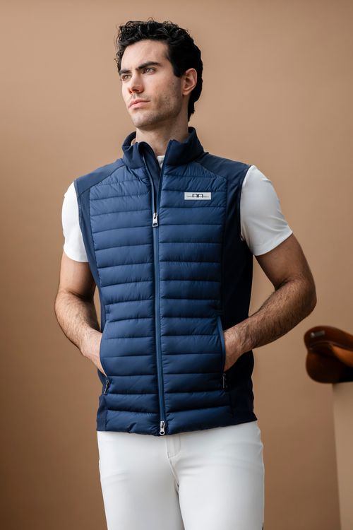 BARGAIN: Alessandro Albanese Men's Kari Gilet - Large - Navy