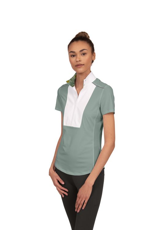 READY TO SHIP: Chestnut Bay Women's SkyCool Liberty Sport Short Sleeve Show Shirt - XX Large - Sage