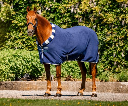OUTLET: Horseware Newmarket Cosy Fleece Cooler - 69 - Witney Navy