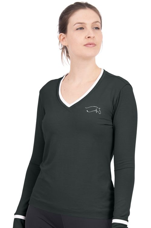 READY TO SHIP: Chestnut Bay Women's S2S V Neck Jersey - Medium - Street Green