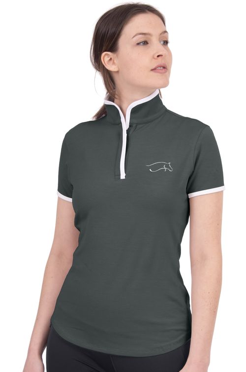 READY TO SHIP: Chestnut Bay Women's S2S Convertible Polo - Small - Street Green