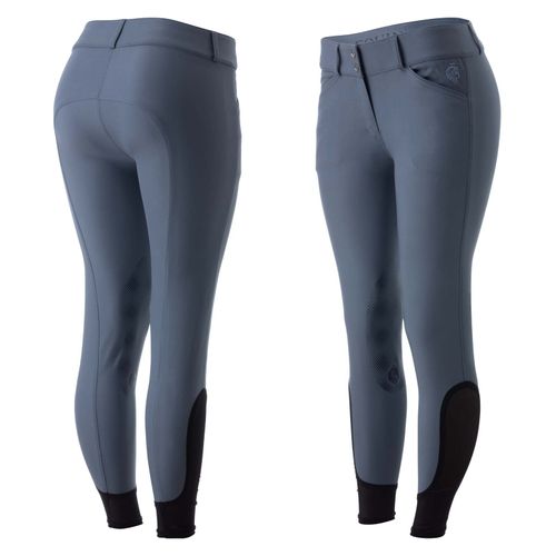 OUTLET: Equinavia Women's Maud Knee Patch Breeches - 28 - Mirage Blue