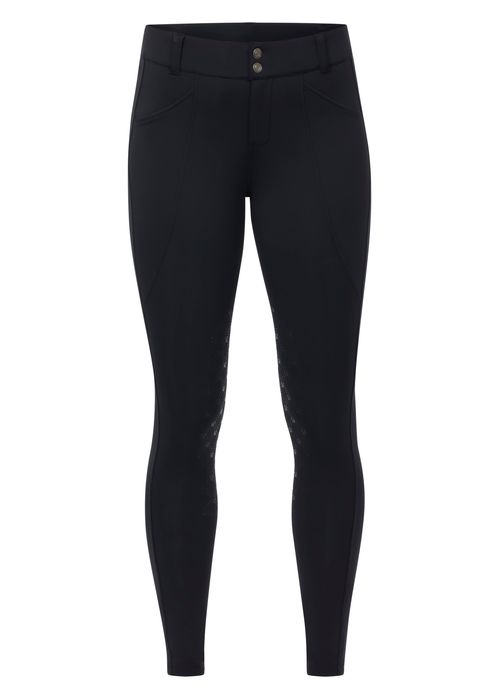 Kerrits Women's Free Motion Coolcore Knee Patch Breeches - Black