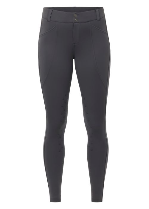 Kerrits Women's Free Motion Coolcore Knee Patch Breeches - Carbon