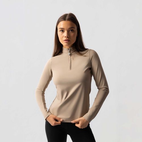 Horze Women's Lilian Winter Training Shirt - Humus