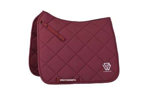 Weatherbeeta Soft Shell Pro 3D Air-Tec Dressage Saddle Pad - Burgundy