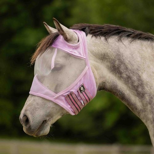 Equinavia Algard Soft Mesh Earless Fly Mask - Sweet Pink