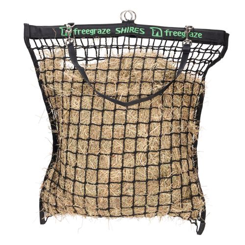 Shires FreeGraze Deluxe Hay Net - Black