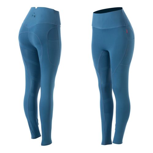 BARGAIN: B Vertigo Women's Leonora Seamless Winter Full Seat Tights - EU 38/US 26 - Celestial Blue