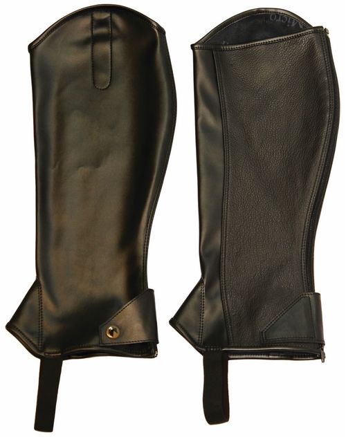 BARGAIN: TuffRider Micro Touch Half Chaps - Medium - Black