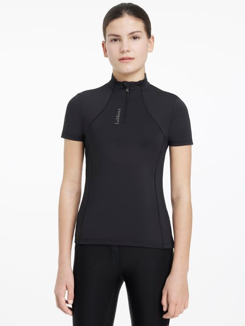 OUTLET: LeMieux Kids' Young Rider Classique Short Sleeve Base Layer - 7-8 years - Black