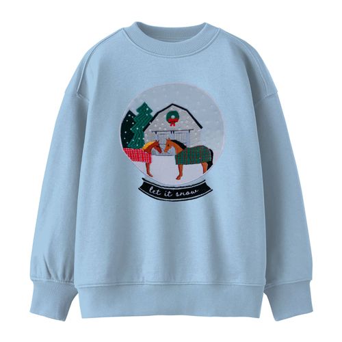Dapplebay Kids' Holiday Sweatshirt - Let it Snow