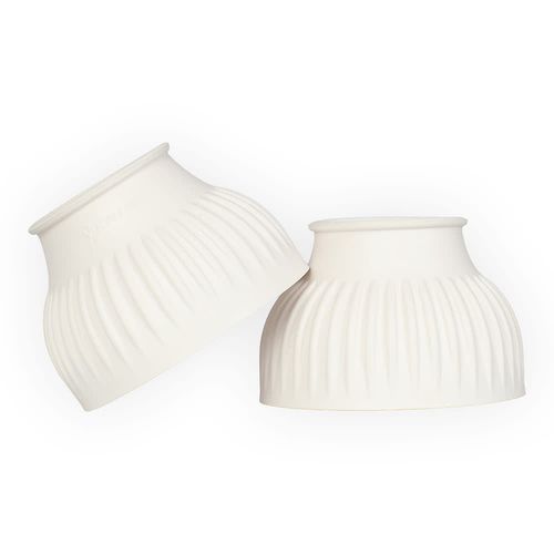 TuffRider Thick Bottom Wall Bell Boots - White