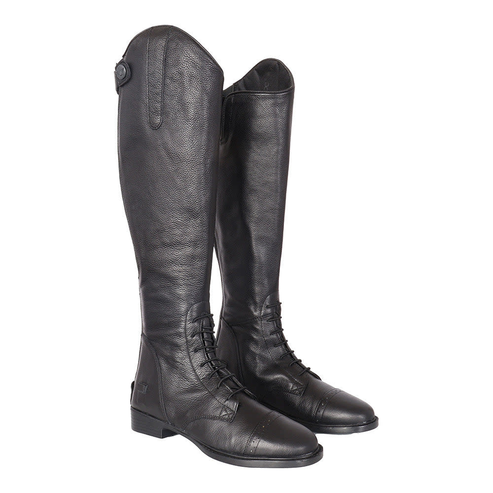 Bottes D’équitation TuffRiver Belmont – Cuir Noir – Femme Taille 11 – Neuves Avec Boîte
