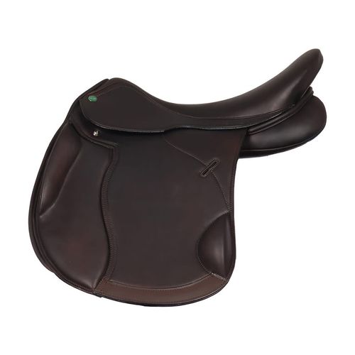 Henri de Rivel VSD IGP Saddle w/Flocked Panel - Havana