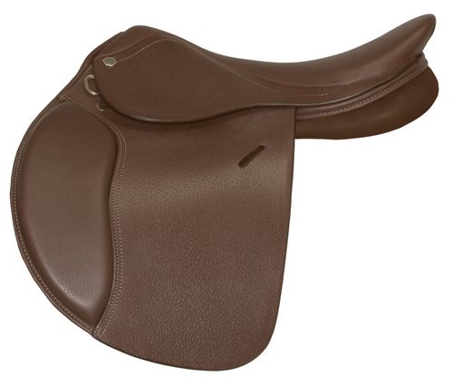 OUTLET: Henri de Rivel Club Close Contact Saddle - 15.75 Regular - Australian Nut