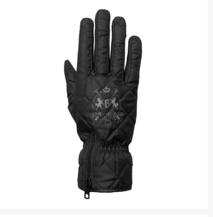 OVERSTOCK: B Vertigo Onyx Waterproof Winter Gloves - 9 - Black Beauty