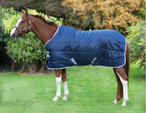 OVERSTOCK: Amigo Insulator Stable Blanket 200g - 72 - Navy/Silver