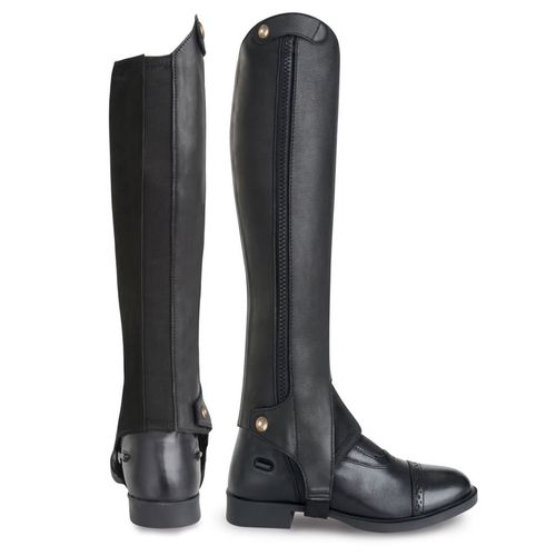 BARGAIN: Tredstep Liberty Side Zip Half Chaps - 17/16 - Black