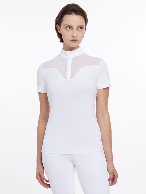 LeMieux Women's Emily Short Sleeve Show Shirt - White