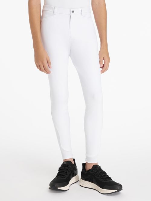 LeMieux Kids' Young Rider Boys Sports Breeches - White
