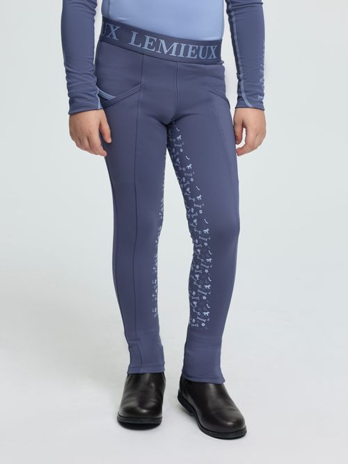 LeMieux Kids' Mini Pull On Full Seat - Shadow