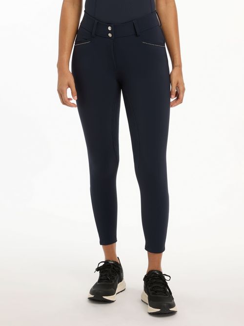 LeMieux Women's Victoria Breeches Suede Seat - Navy
