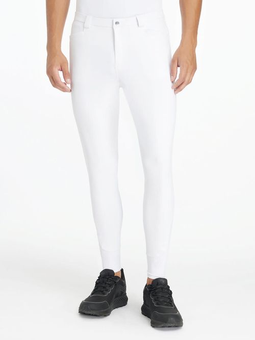 LeMieux Men's Full Seat Sports Breeches - White