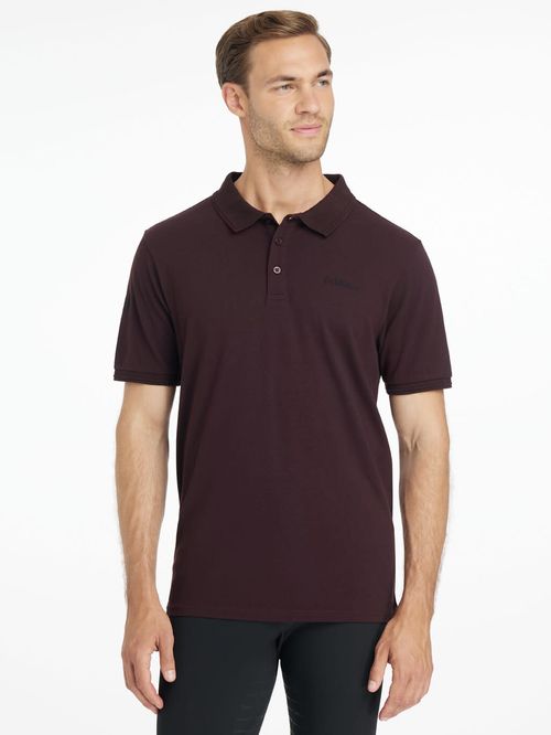 LeMieux Men's Classique Polo Shirt - Damson