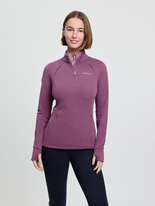 LeMieux Women's Frances Quarter Zip Fleece - Mallow