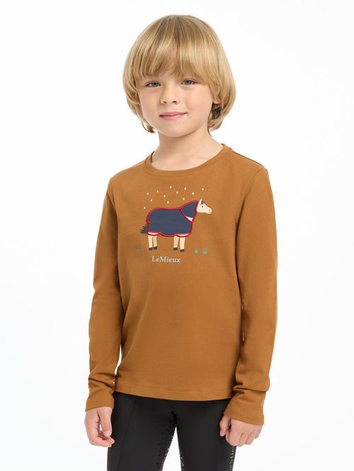 LeMieux Kids' Mini Jessie Long Sleeve Top - Ginger