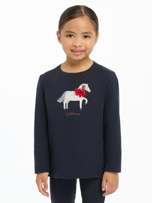 LeMieux Kids' Mini Jessie Long Sleeve Top - Navy