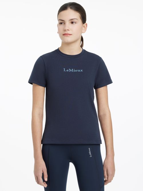 LeMieux Kids' Young Rider Classique Tee Shirt - Navy