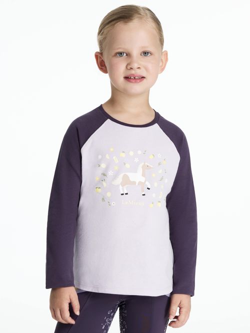 LeMieux Kids' Mini Jamie Long Sleeve Top - Lilac