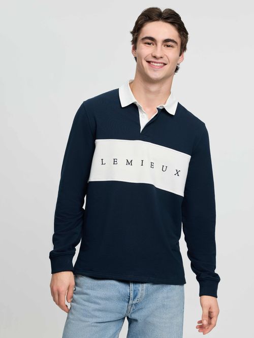LeMieux Men's Rugby Shirt - Navy