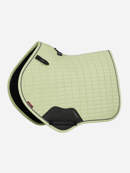 LeMieux Suede Close Contact Square - Macaron