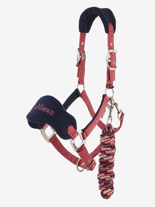 LeMieux Mini Vogue Halter and Leadrope - Cranberry