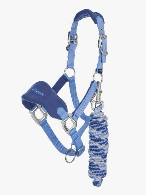 LeMieux Mini Vogue Halter and Leadrope - Powder Blue