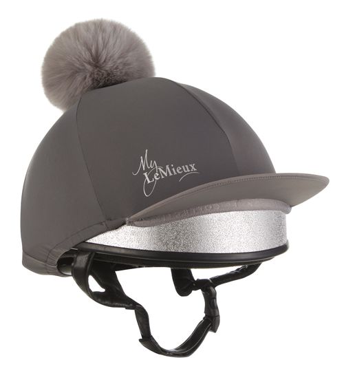 LeMieux Pippa Pom Hat Silk - Slate Gray