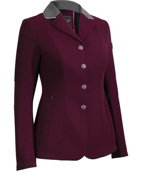 BARGAIN: Tredstep Women's Solo Vision Competition Coat - 2 - Burgundy