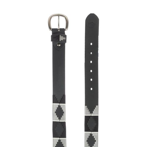 BARGAIN: Equinavia Siri Polo Belt - X Small - Black/Grey