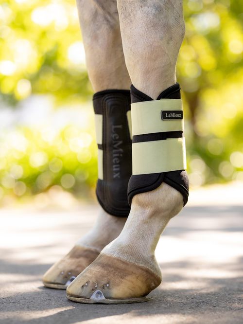 LeMieux Air-Tek Grafter Brushing Boots - Macaron